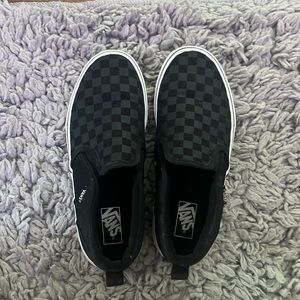 black slip on vans